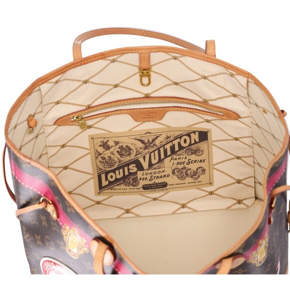 Louis Vuitton Neverfull MM Summer Trunk Tote Bag M41390 Canvas - Picture 8 of 8